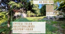 Építési telek Balatonalmádiban